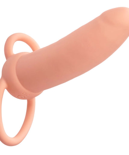 CALEXOTICS - MAXX THICK DUAL PENETRATOR 10 VIBRATIONS FLESH