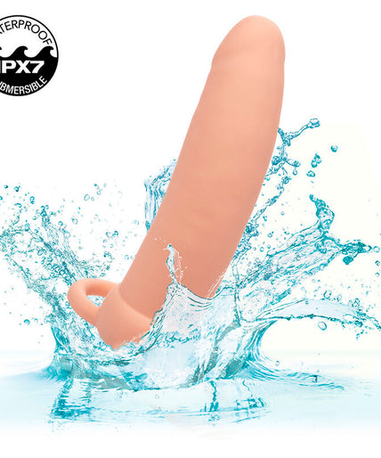 CALEXOTICS - MAXX THICK DUAL PENETRATOR 10 VIBRATIONS FLESH