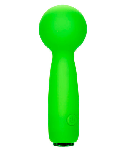 CALEXOTICS - NEON VIBES THE BUBBLY VIBE MINI MASSAGER 10 VIBRATIONS GREEN