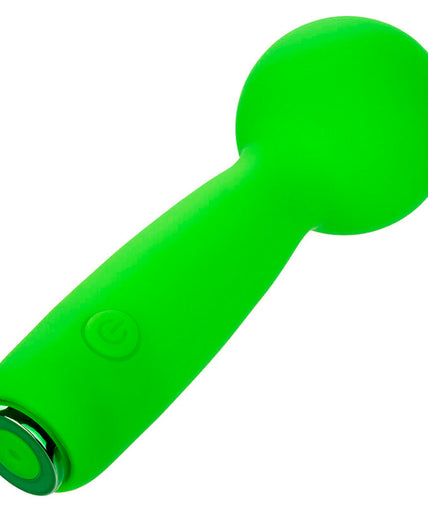 CALEXOTICS - NEON VIBES THE BUBBLY VIBE MINI MASSAGER 10 VIBRATIONS GREEN