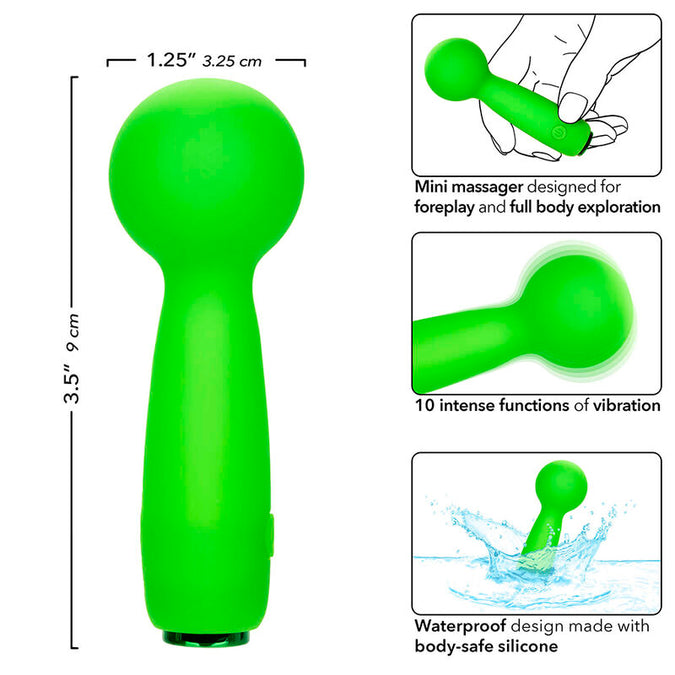 Calexotics – Neon Vibes The Bubbly Vibe Mini Massager 10 vibraties groen