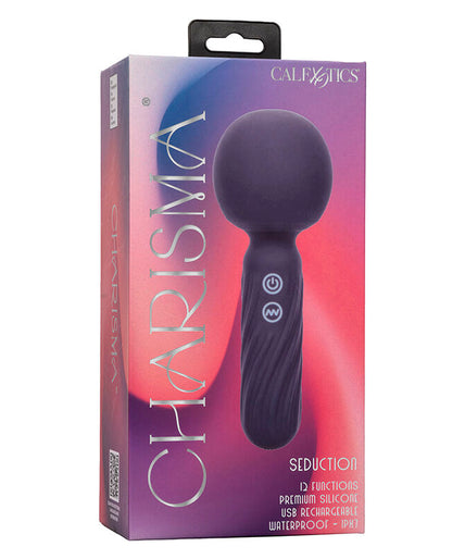 CALEXOTICS - CHARISMA SEDUCTION MASSAGER 12 FUNCTIONS 17.75 CM X 6.25 CM PURPLE