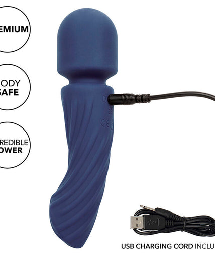 CALEXOTICS - CHARISMA ALLURE MASSAGER DUAL MOTORS 12 FUNCTIONS 17.25 CM X 4.5 CM PURPLE