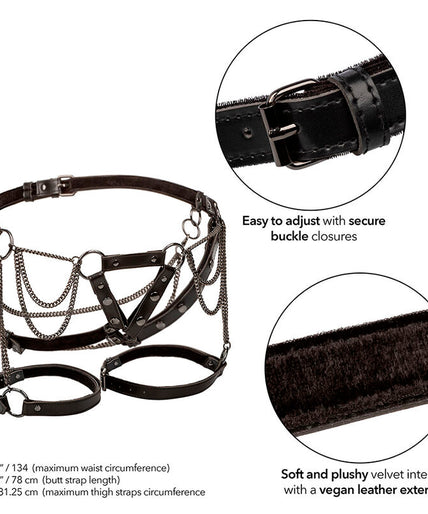 CALEXOTICS - EUPHORIA MULTICHAIN THIGH HARNESS PREMIUM PLUS SIZE