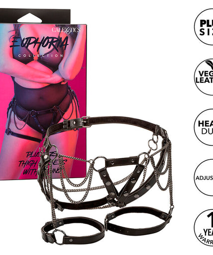 CALEXOTICS - EUPHORIA MULTICHAIN THIGH HARNESS PREMIUM PLUS SIZE