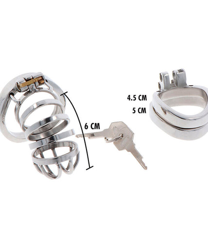 HIDDEN DESIRE - EXTREME CHASTITY COCK CAGE METAL