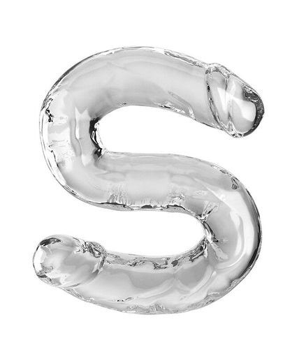 KING COCK - DOUBLE TROUBLE DOUBLE DILDO 46 CM CLEAR