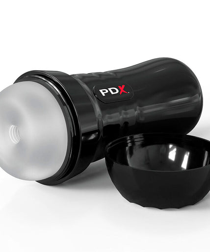 PDX EXTREME - SLIDE & GLIDE SELF-LUBRICATING MASTURBATOR CLEAR