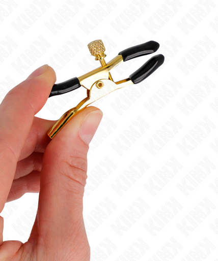 KINK - GOLD NIPPLE CLAMPS 6 CM