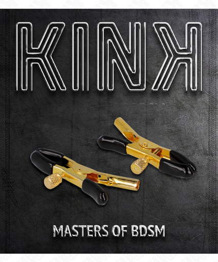 KINK - GOLD NIPPLE CLAMPS 6 CM