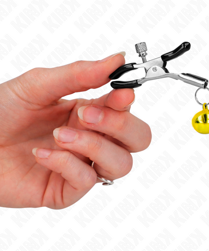 KINK - GOLD SINGLE BELL NIPPLE CLAMP 6 CM