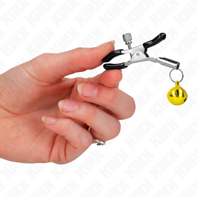 Kink – Gouden Enkele Bel Tepelklem 6 Cm