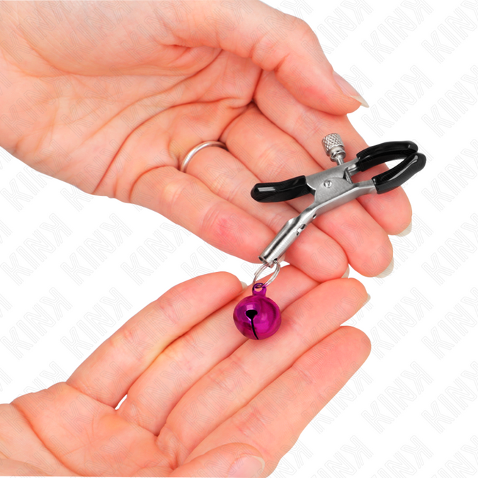 Kink – Paarse Enkele Bel Tepelklem 6 Cm