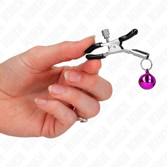 Kink – Paarse Enkele Bel Tepelklem 6 Cm