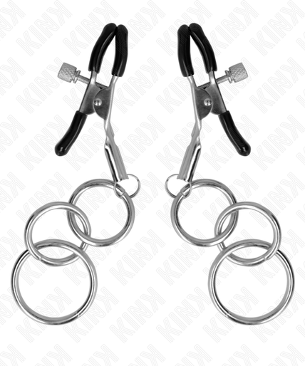 KINK - 3 O-RING NIPPLE CLAMP 6 CM