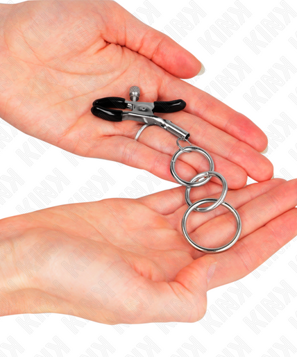 KINK - 3 O-RING NIPPLE CLAMP 6 CM
