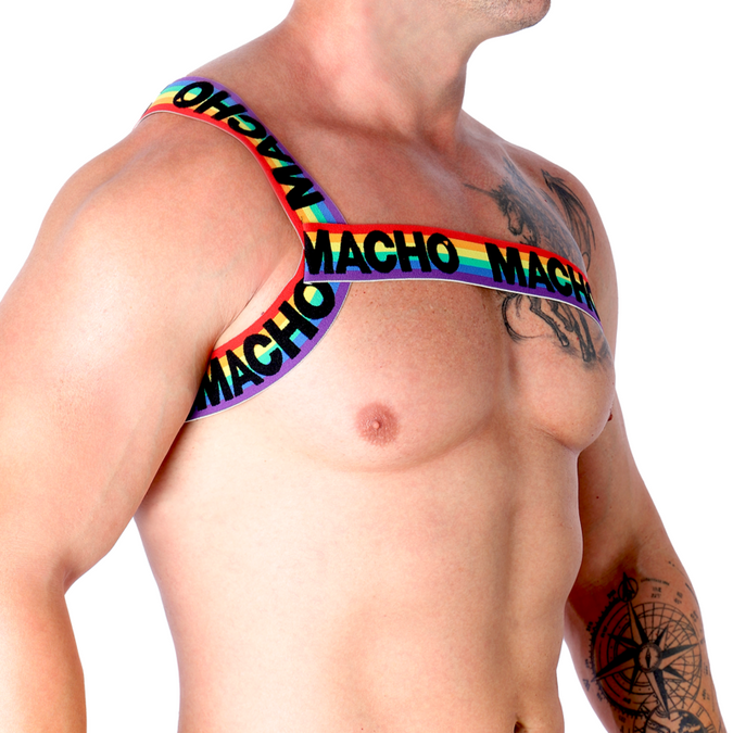 MACHO - TUIGJE VOOR HOND ROMAN PRIDE L/XL
