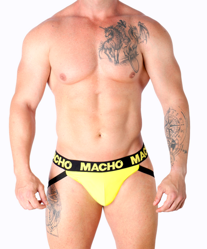 MACHO - MX25A JOCK LYCRA YELLOW XL