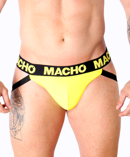 MACHO - MX25A JOCK LYCRA GEEL M