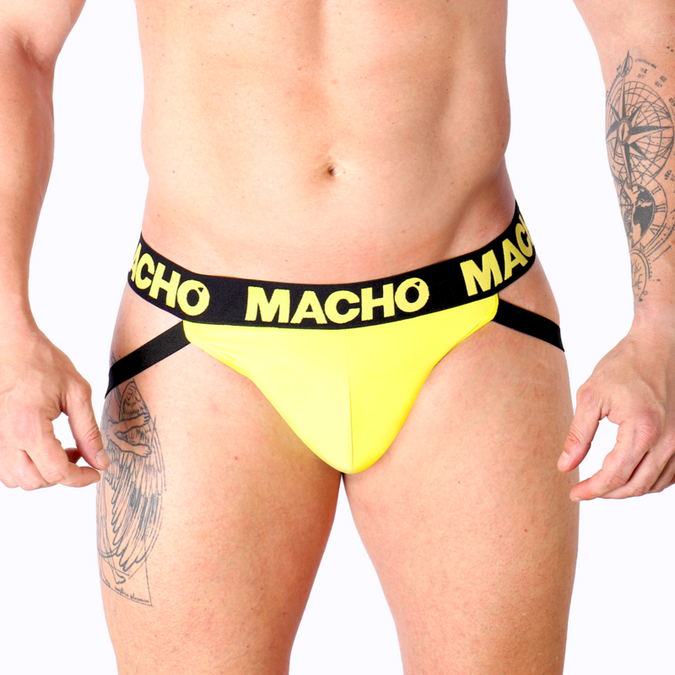 Macho – Mx25a Jock Lycra Geel M