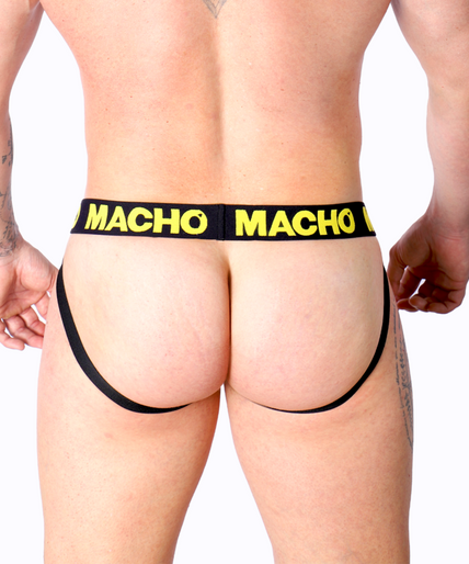 MACHO - MX25A JOCK LYCRA YELLOW M