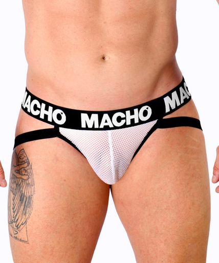 MACHO - MX26X1 JOCK GRID WIT XL