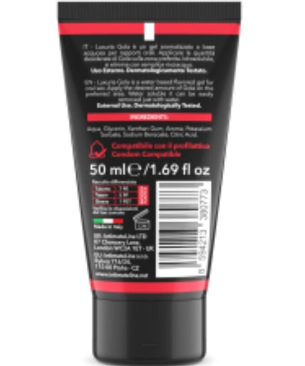 INTIMATELINE LUXURIA - ORALE SEKS GEL AARDBEI SMAAK 50 ML
