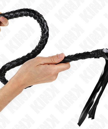 KINK - SNAKE WHIP WITH BLACK HAND RING 65 CM