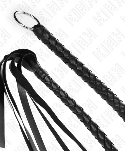KINK - SNAKE WHIP WITH BLACK HAND RING 65 CM