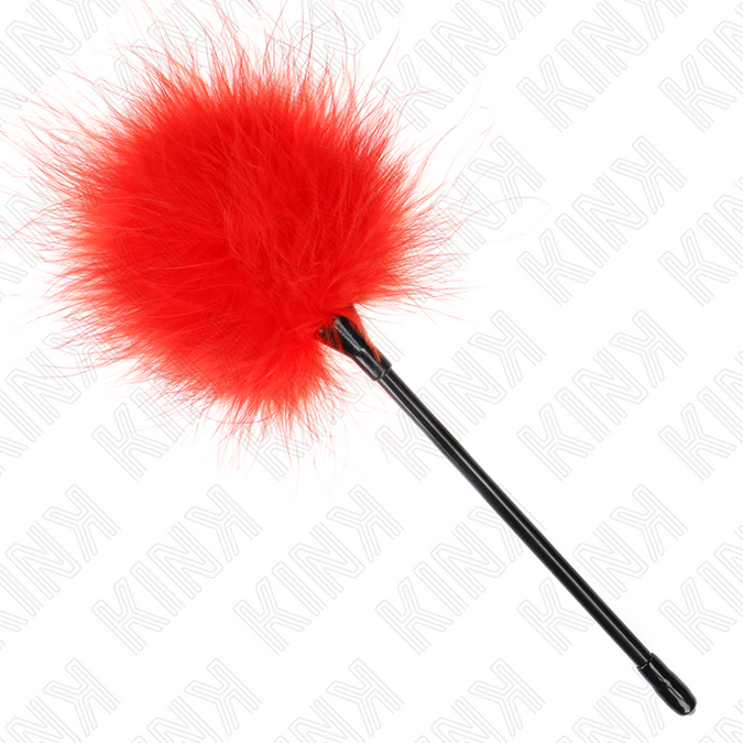 Pleasurements – Kink – Rote Kitzelfedern 27 cm