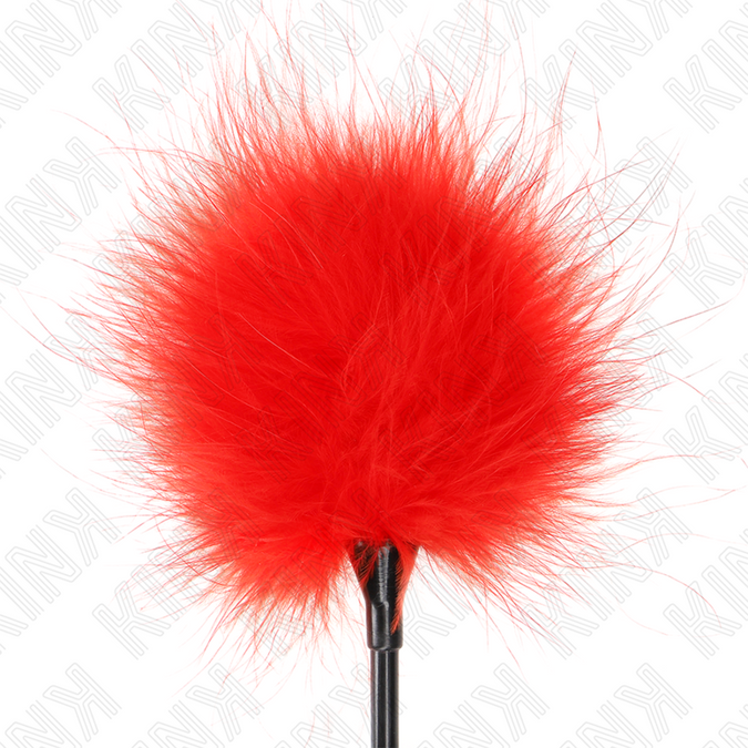 Pleasurements – Kink – Rote Kitzelfedern 27 cm