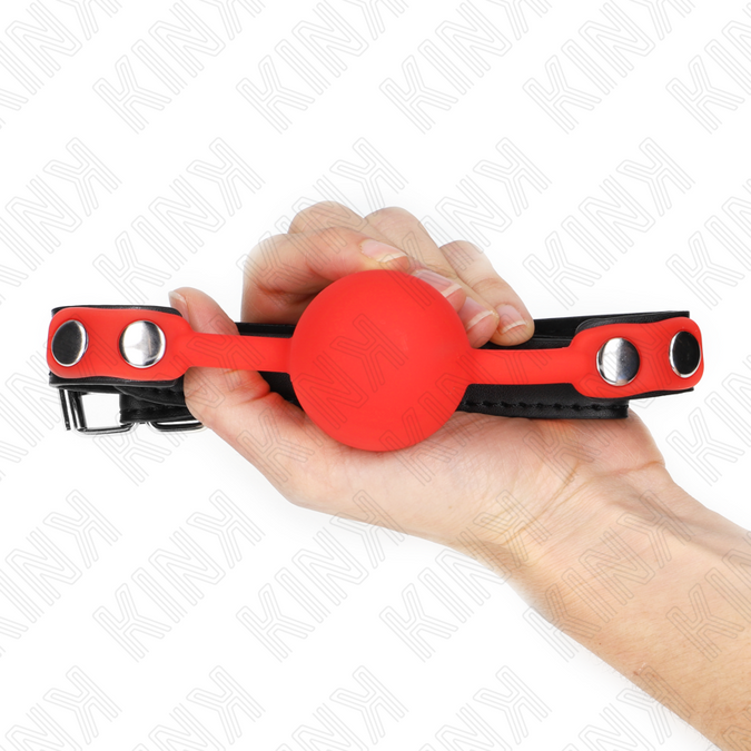 Kink – Red Silicone Ball 4 Cm Gag 60 X 2 Cm