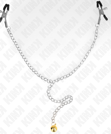 KINK - CHAIN NIPPLE CLAMPS WITH BELL 30 CM