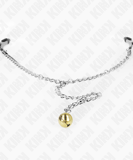 KINK - CHAIN NIPPLE CLAMPS WITH BELL 30 CM