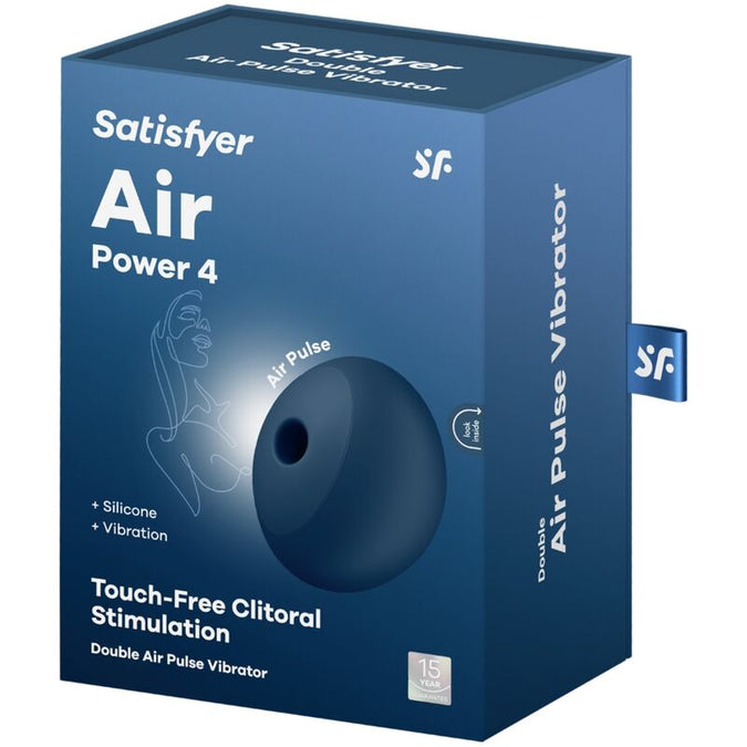 SATISFYER - AIR PULSE STIMULATOR & VIBRATOR 12 TRILLINGEN BLAUW