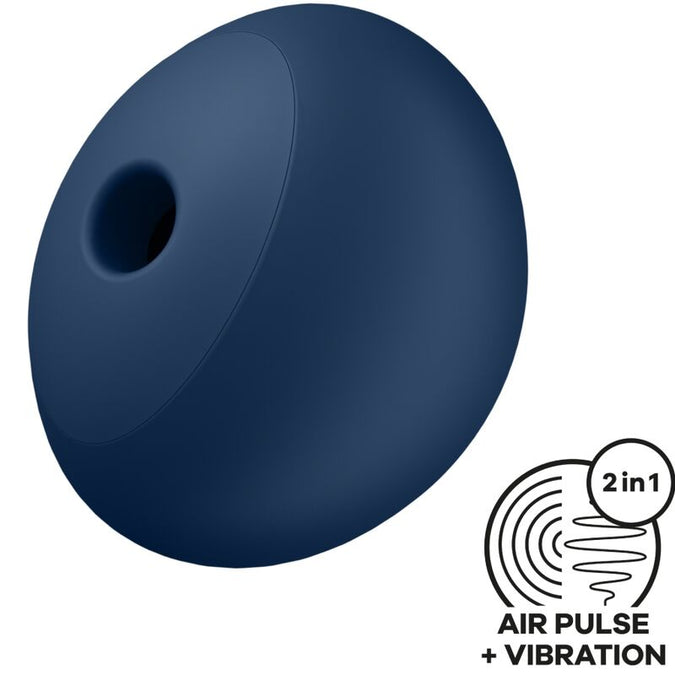 SATISFYER - AIR PULSE STIMULATOR & VIBRATOR 12 TRILLINGEN BLAUW