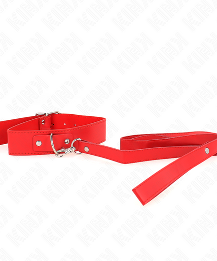 KINK - NECKLACE WITH BELT 116 CM ROJO STRAP ADJUSTABLE 32-50 CM X 8 CM
