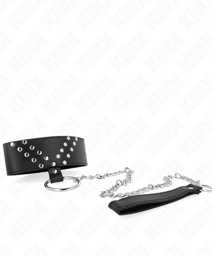 KINK - NECKLACE WITH BELT 65 CM WITH V RIVET ADJUSTABLE 36-43 CM X 5 CM