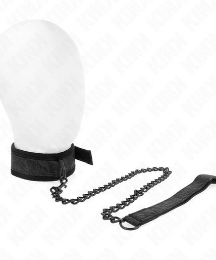 Kink – Basic Model Collar With Leash 77 Cm Model 5 Ajustable 34 – 54 Cm X 5 Cm