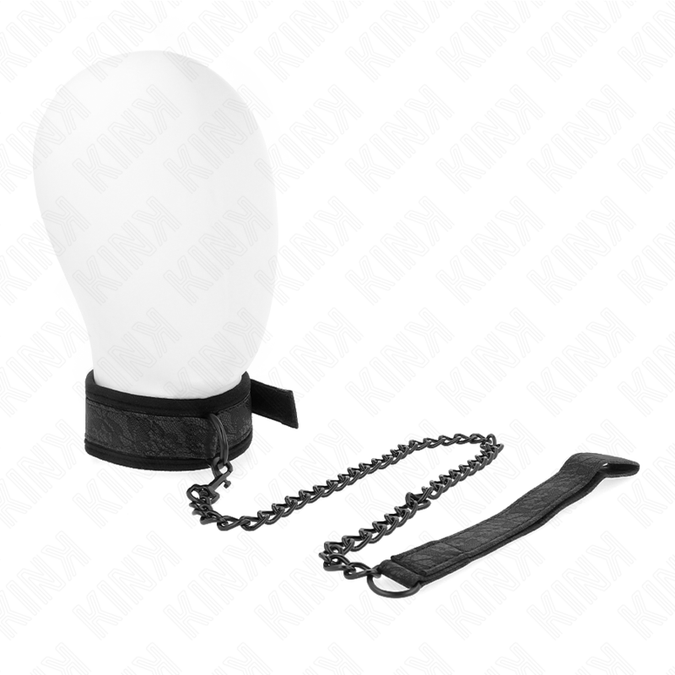Kink – Basic Model Collar With Leash 77 Cm Model 5 Ajustable 34 – 54 Cm X 5 Cm