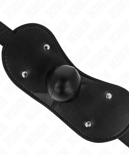 Kink – Mondmasker met mondknevel en slot verstelbaar 42 – 60 cm