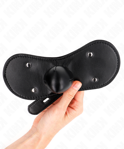 Kink – Mondmasker met mondknevel en slot verstelbaar 42 – 60 cm