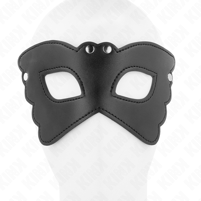 KINK - VLINDERVORMIG KUNSTLEDEREN MASKER 20 x 9 CM