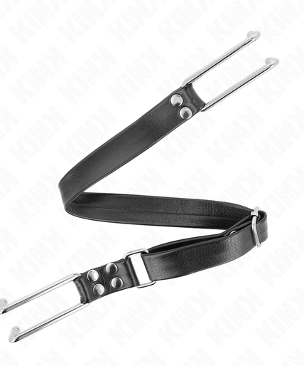 KINK - METAL HOOK GAG ADJUSTABLE 36-52 CM