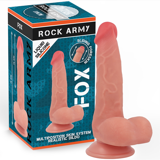 ROCKARMY - VLOEIBARE SILICONEN VOS 19 CM -O- 3.2 CM