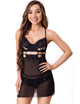 Livco Corsetti Fashion – Maia 20247 Babydoll + String Zwart S/m