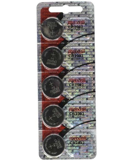 MAXELL - BATTERIJ LITHIUM CR2032 3V - 5 STUKS