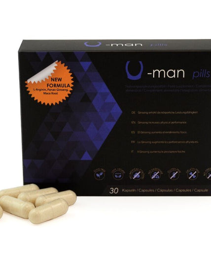 500 COSMETICS - U-MAN VERBETERT PENISGROOTTE EN SEKSUELE KRACHT - 30 CAPSULES