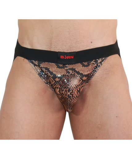 BURN - 002 JOCK SLANG ZWART S