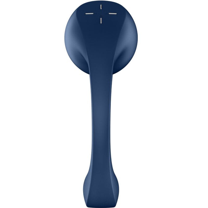 SATISFYER - PRO+ WAVE 4 G-SPOT & LUCHTDRUKSTIMULATOR GRATIS APP DONKERBLAUW